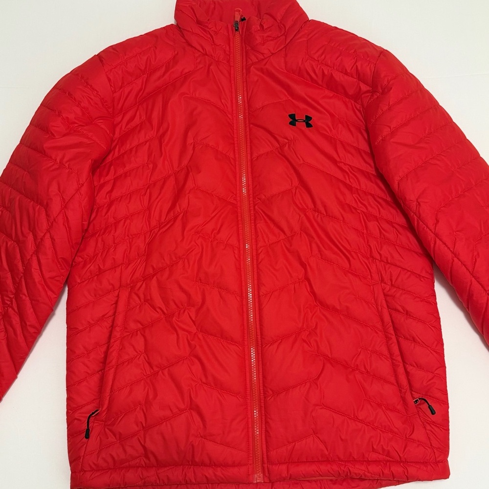 Under Armour Red Windbreaker Jacket